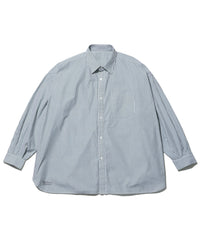 FreshService  CORPORATE UNIFORM L/S SHIRT GREEN STRIPE