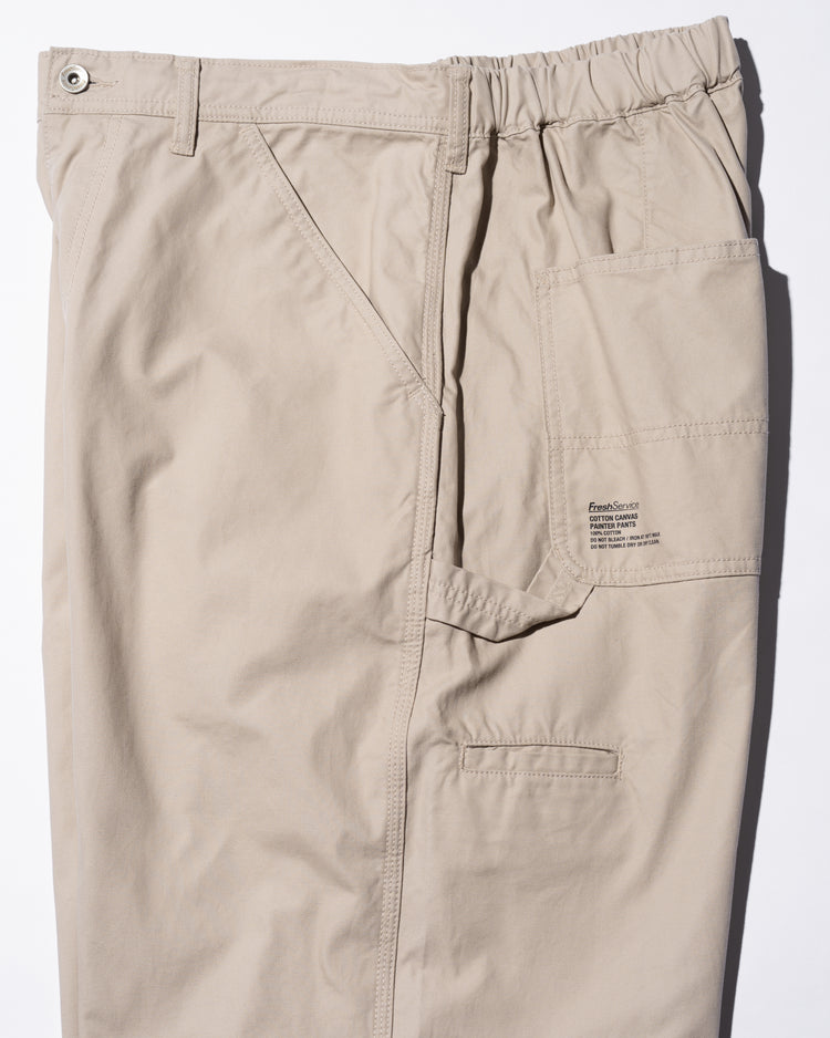 FreshService  COTTON CANVAS PAINTER PANTS BEIGE