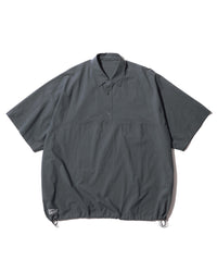 FreshService  CRISP COTTON ANORAK S/S SHIRT GRAY