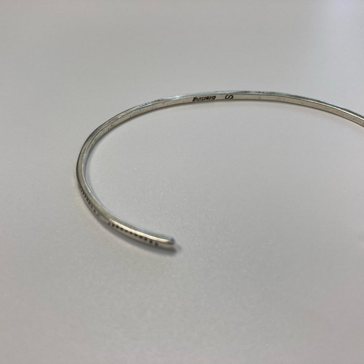 FIRST AMERICAN TRADERS/Sterling Silver Bangle CA