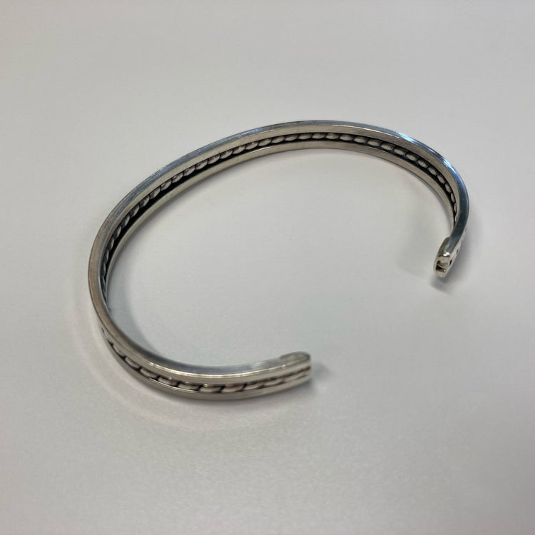FIRST AMERICAN TRADERS / Sterling Silver Bangle CC