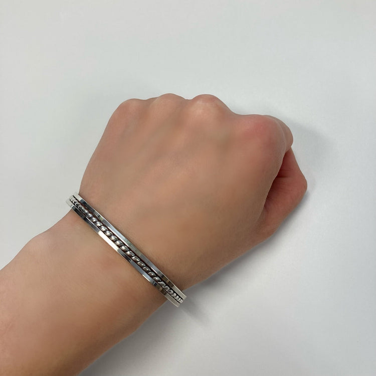 FIRST AMERICAN TRADERS / Sterling Silver Bangle CC