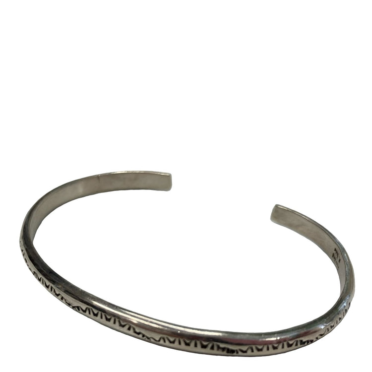 FIRST AMERICAN TRADERS / Sterling Silver Bangle CE