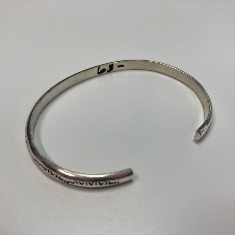 FIRST AMERICAN TRADERS / Sterling Silver Bangle CE