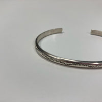 FIRST AMERICAN TRADERS / Sterling Silver Bangle CE