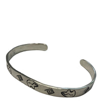 FIRST AMERICAN TRADERS / Sterling Silver Bangle CF