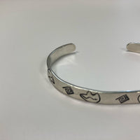 FIRST AMERICAN TRADERS / Sterling Silver Bangle CF