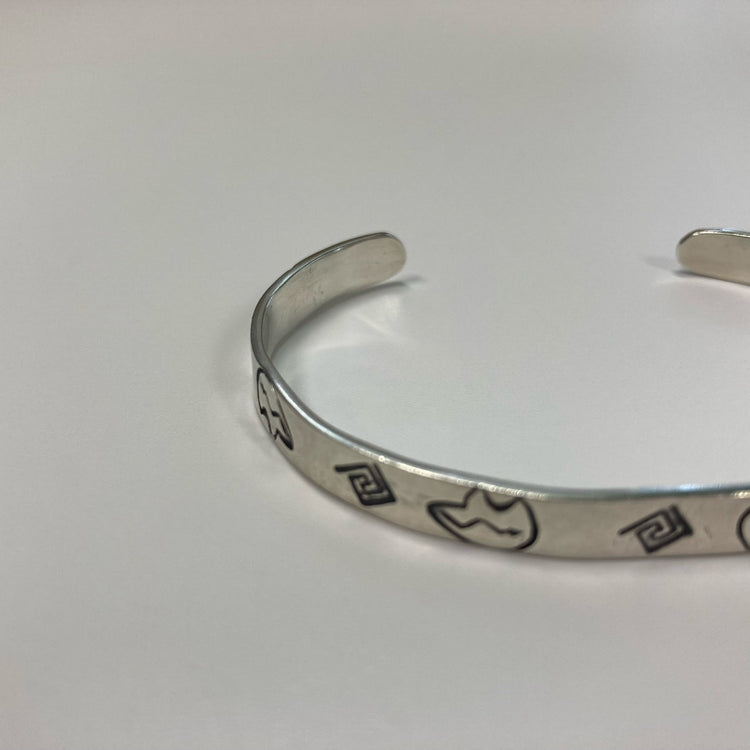 FIRST AMERICAN TRADERS / Sterling Silver Bangle CF