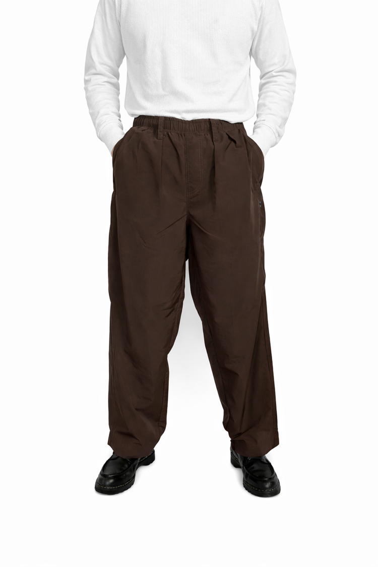BAGGYSPORTS BA-003 2TUCKS NYLON CHINO BROWN