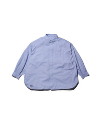 FreshService   DRY OXFORD CORPORATE L/S B.D.SHIRT BLUE