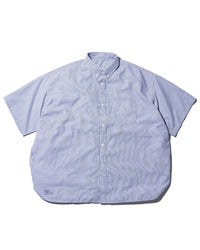 FreshService  DRY OXFORD CORPORATE S/S B.D SHIRT  BLUE STRIPE