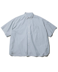 FreshService  DRY OXFORD CORPORATE S/S B.D SHIRT  GREEN STRIPE