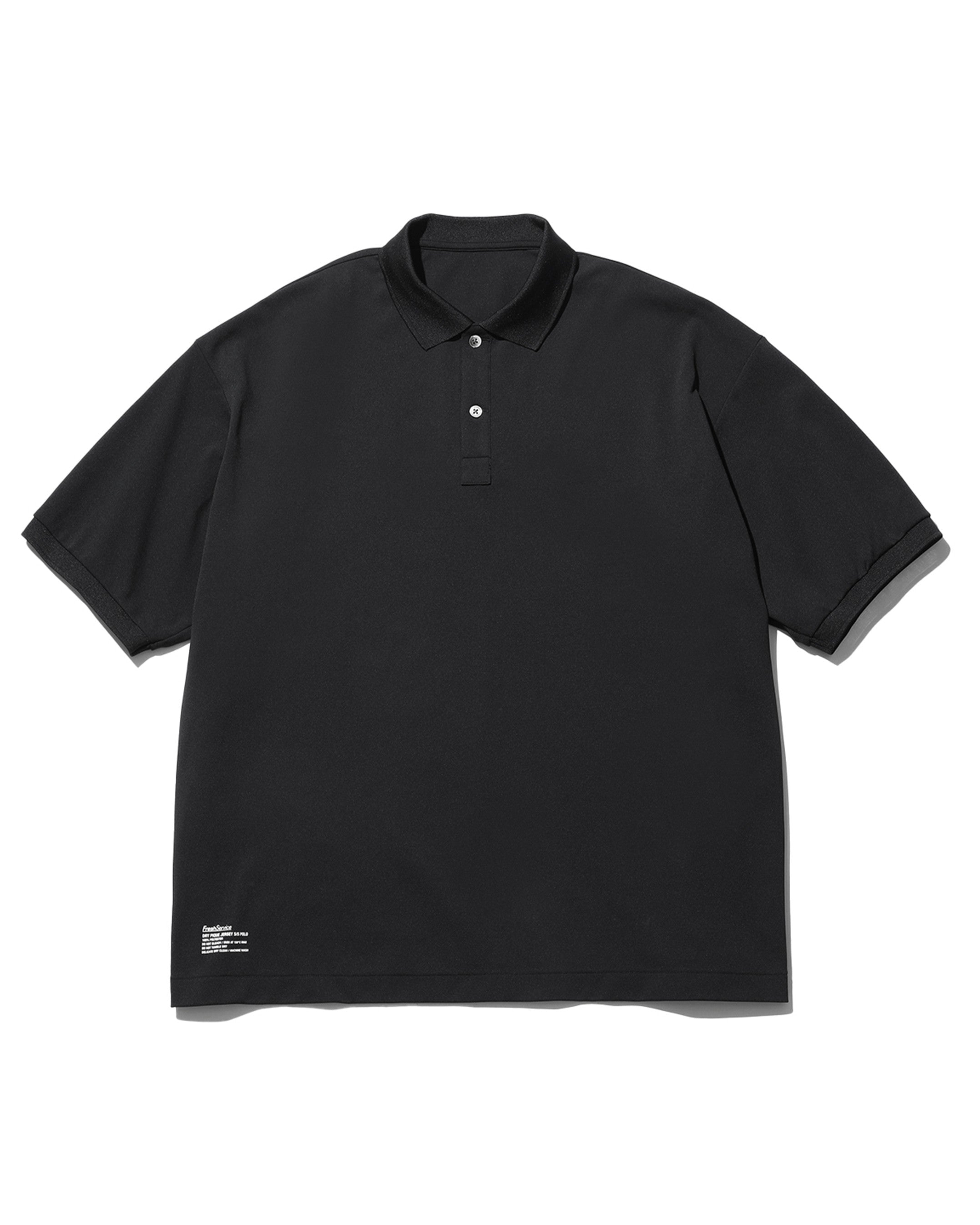 FreshService DRY PIQUE JERSEY S/S POLO BLACK – CASDAY / キャスデイ