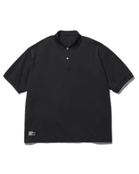 FreshService  DRY PIQUE JERSEY S/S POLO BLACK