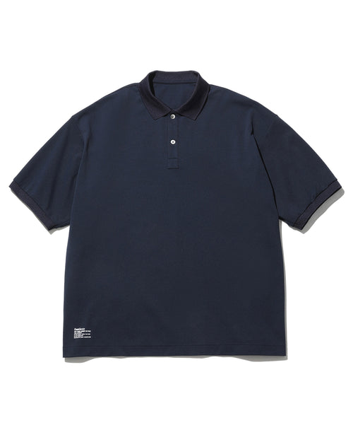 FreshService DRY PIQUE JERSEY S/S POLO NAVY