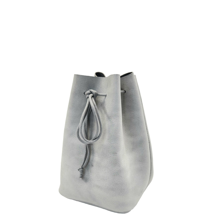REEL/ Square drawstring bag S.GRAY（スクエア ドローストリング バッグ）