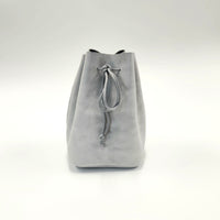 REEL/ Square drawstring bag S.GRAY