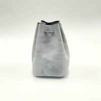 REEL/ Square drawstring bag S.GRAY