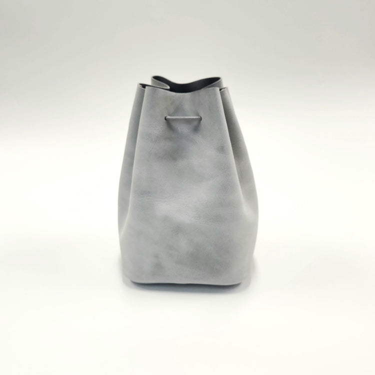 REEL/ Square drawstring bag S.GRAY