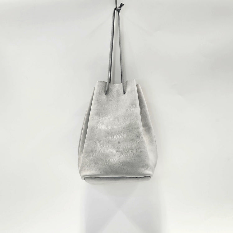 REEL/ Square drawstring bag S.GRAY