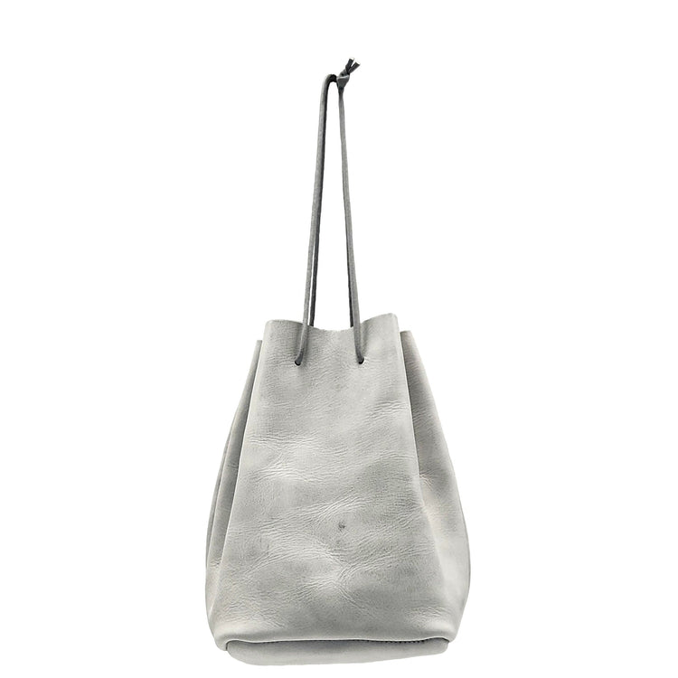 REEL/ Square drawstring bag S.GRAY（スクエア ドローストリング バッグ）
