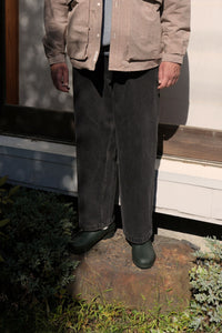 NOROLL THICKWALK PANTS BLACK DENIM