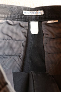 NOROLL THICKWALK PANTS BLACK DENIM