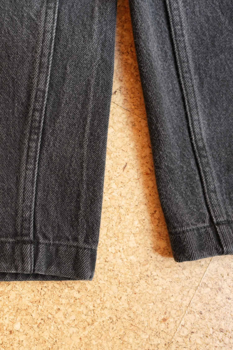NOROLL THICKWALK PANTS BLACK DENIM