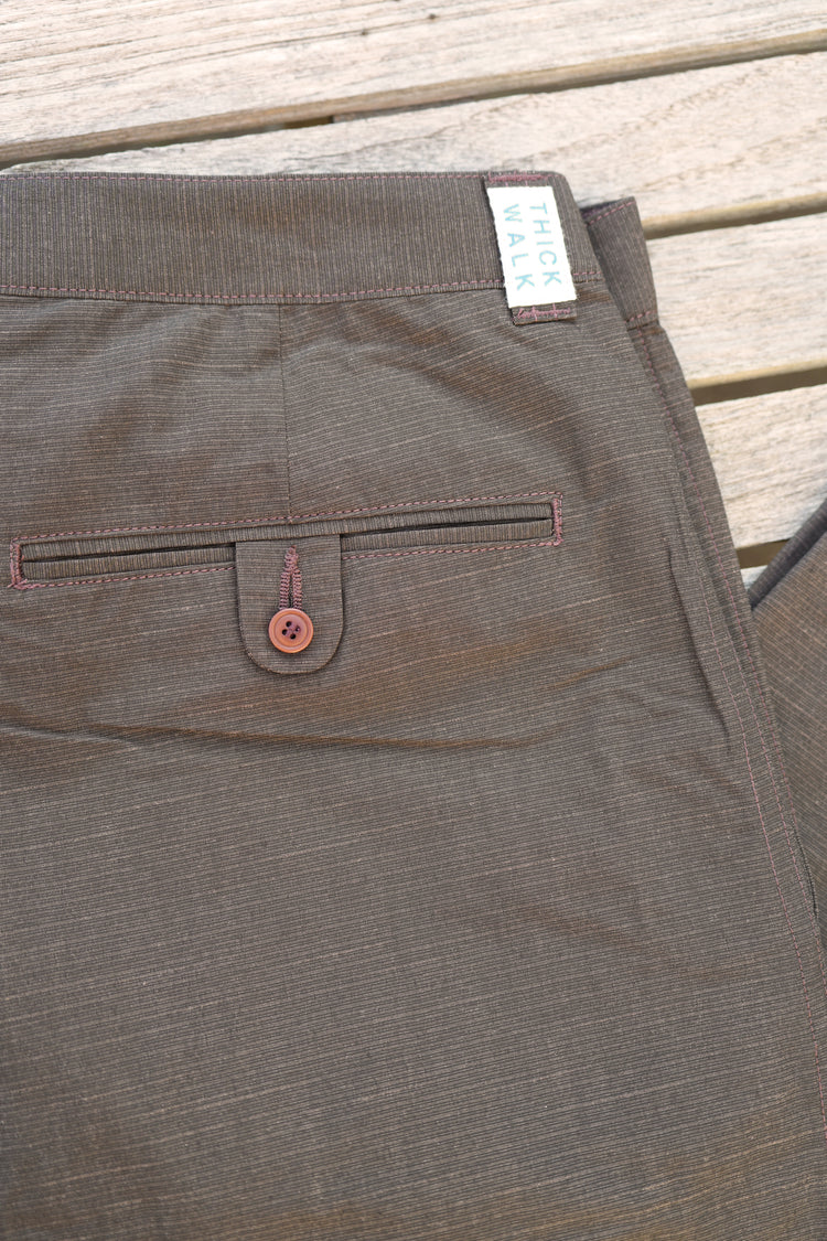 NOROLL  THICKWALK N.WEATHER PANTS  DARKEST BROWN