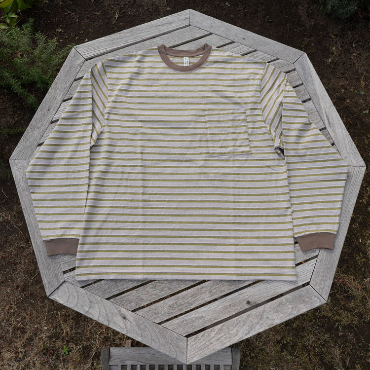 NOROLL  UNEVENNESS L/S TEE GREEN