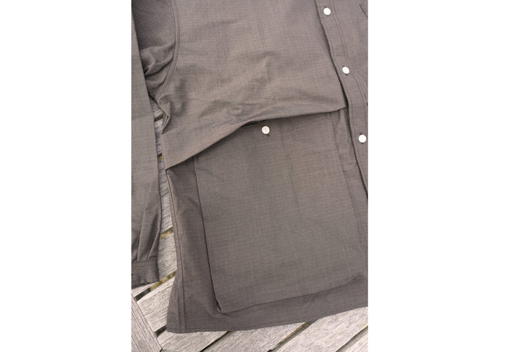 NOROLL HWR SHIRT DARKEST BROWN