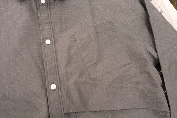 NOROLL HWR SHIRT DARKEST BROWN