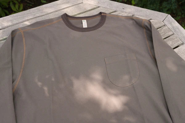 NOROLL DRY WASHI L/S POCKET TEE