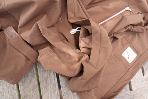 NOROLL  SUGARI MESH ANORAK BROWN