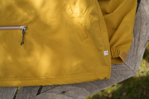 NOROLL  SUGARI MESH ANORAK YELLOW