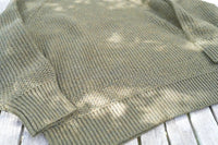 NOROLL  SIMPLE CREW NECK KNIT OLIVE