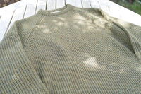 NOROLL  SIMPLE CREW NECK KNIT OLIVE