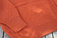 NOROLL  SIMPLE CREW NECK KNIT ORANGE