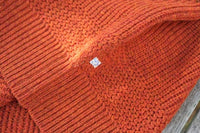 NOROLL  SIMPLE CREW NECK KNIT ORANGE