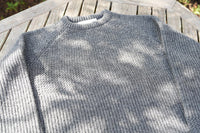 NOROLL  SIMPLE CREW NECK KNIT GREY