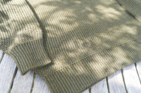 NOROLL  SIMPLE CREW NECK KNIT OLIVE
