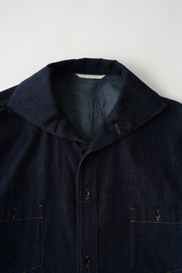 OLD JOE BRAND CAMP COLLAR MARINE SHIRTS Long-Sleeve 261OJ-SH05 INDIGO