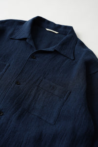 OLD JOE BRAND   GATHERED WAIST MARLBORO SHIRTS (Long-sleeve) - 261OJ-SH07 NOCTURNE