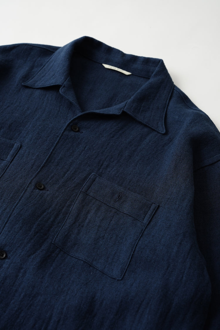 OLD JOE BRAND   GATHERED WAIST MARLBORO SHIRTS (Long-sleeve) - 261OJ-SH07 ONYX