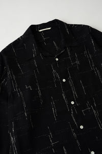 OLD JOE BRAND ORIGINAL PRINTED OPEN COLLAR SHIRTS (KASURI) Long-sleeve 261OJ-SH16