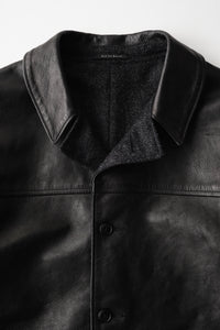 OLD JOE BRAND   PATINA HORSE-HIDE PINKERTON JACKET 262OJ-JK19 PATINA BLACK