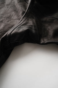 OLD JOE BRAND   PATINA HORSE-HIDE PINKERTON JACKET 262OJ-JK19 PATINA BLACK