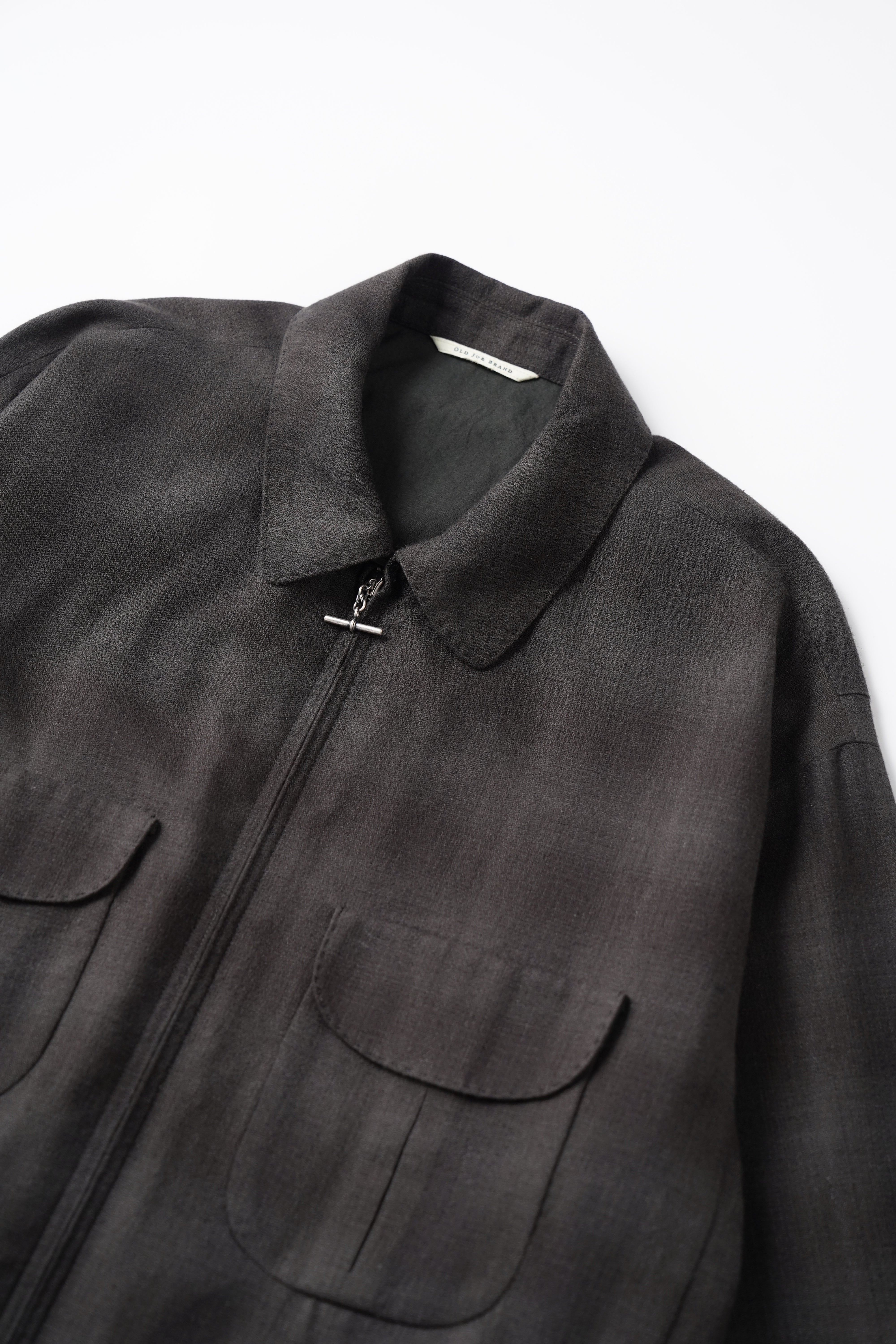 OLD JOE BRAND PLEATED-POCKET RICKY JACKET GRAPHITE PLAID 261OJ