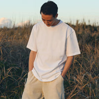 armi  HARD MAN CREW NECK BIG T - UNISEX WHITE