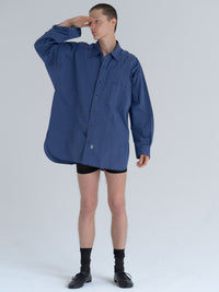 Marvine Pontiak Shirt Makers  NewOrder SH NAVY BLUE